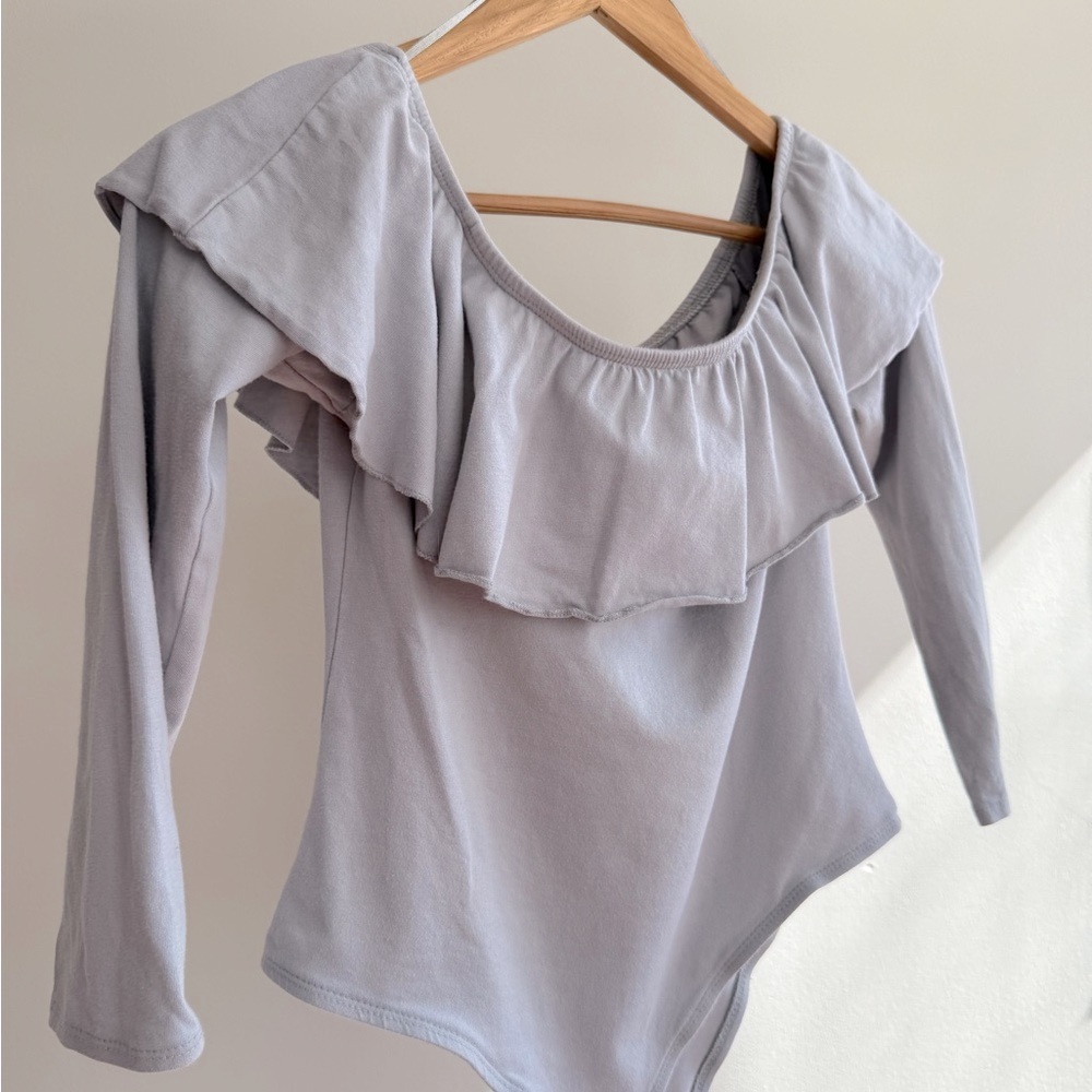 Bluenotes Off The Shoulder Ruffle Bodysuit